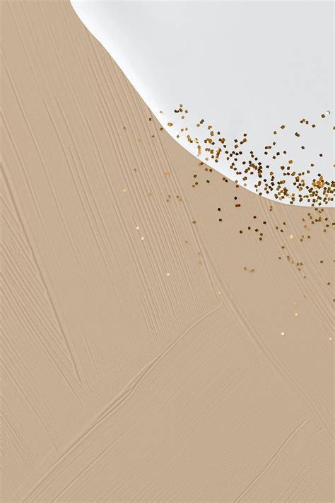 Gold glitter on simple brown background | free image by rawpixel.com / sasi | Simple background ...