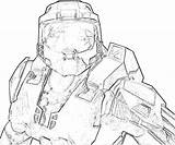 Halo Odst Coloring Pages sketch template