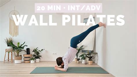 20 MIN WALL PILATES x YOGA WORKOUT || Intermediate/Advanced Full Body ...