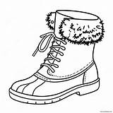 Stylish Winter Boots Coloring Page 18401 14524 sketch template
