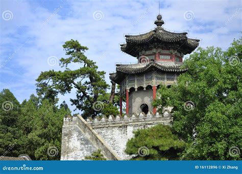 Summer Palace stock photo. Image of lake, traditional - 16112896