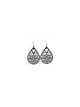 Earring coloring pages sketch template