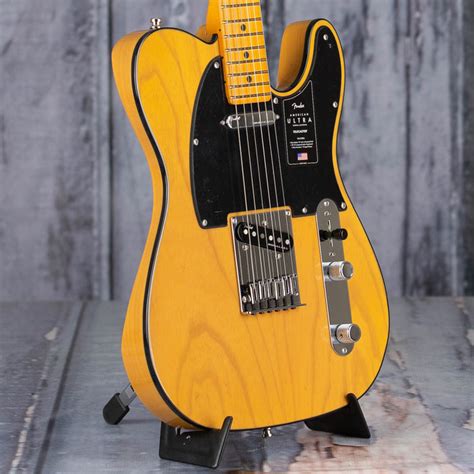 Fender American Ultra Telecaster, Maple Fingerboard, Butterscotch ...