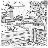 Farm Life Coloring Pages Vibrant Scenes sketch template