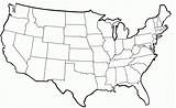 Coloring Page Map Of Usa  Coloring Home sketch template