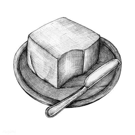 Hand-drawn butter | premium image by rawpixel.com Art Drawings Sketches, Pencil Drawings, Butter ...