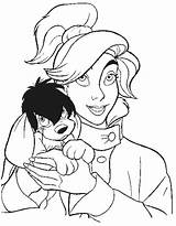 Anastasia The Cartoon Movie Coloring Pages sketch template
