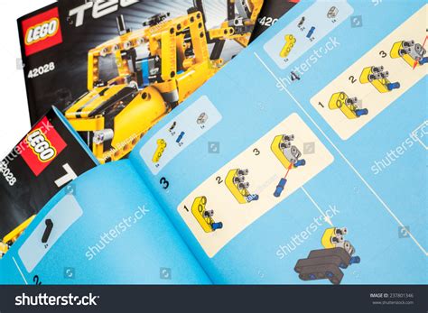 Bucharest, Romania - December 14, 2014: Lego Technic Instruction Manual ...