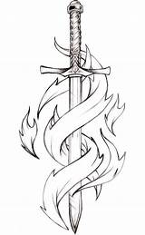 Special Sword Coloring Page  Free Printable Pages For Kids sketch template