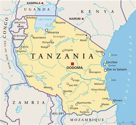 Where is Tanzania? 🇹🇿 | Mappr