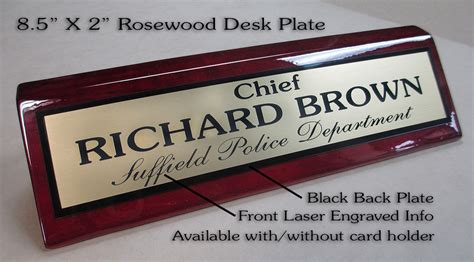 Custom Desk Nameplates