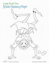 Jester Coloring Pages sketch template