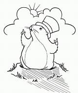 Groundhog Day coloring Pages  ColoringLib sketch template