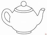 Printable Teapot Coloring Pages Free For Kids And Adults sketch template