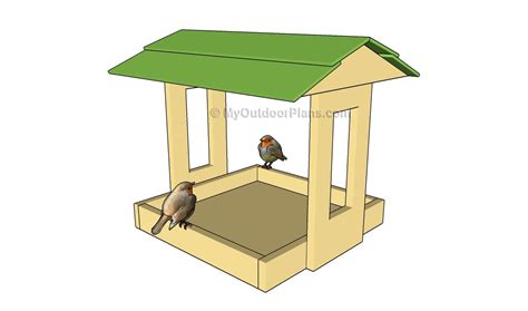 Platform Bird Feeder Plans | MyOutdoorPlans | Free Woodworking Plans and Projects, DIY Shed ...