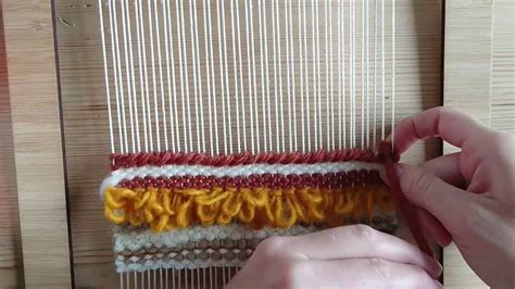 Loom weaving tutorial for beginners: The soumak technique | Weaving tutorial, Loom weaving ...