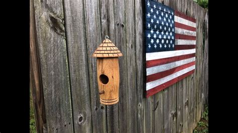 Hummingbird Birdhouse | Bird houses, Woodworking shows, Wood polish