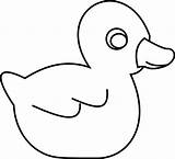 Easy Duckling Coloring Page  Free Printable Pages For Kids sketch template