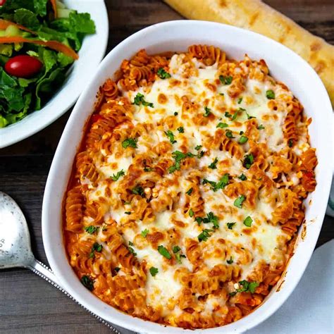 Easy 5 Ingredient Baked Rotini | A Mind "Full" Mom