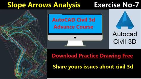 How To Do Slope Analysis In AutoCAD Civil 3D | Slope Arrows Creations | Civil 3D Slope Analysis ...