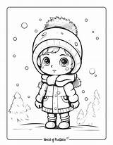 Winter Coloring Picture sketch template