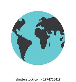 World Globe Map Isolated Icon Stock Vector (Royalty Free) 1994718419 | Shutterstock