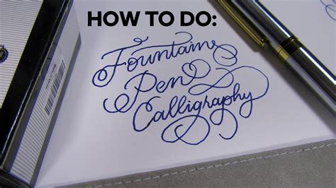 Fountain Pen Handwriting Practice Calligraphy And Art - vrogue.co