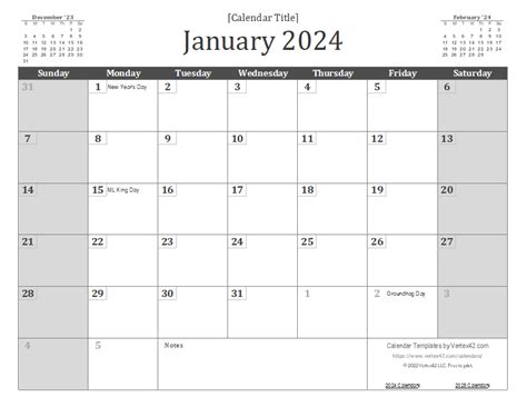 Free Monthly Printable Calendar 2024 - Printable Templates Free