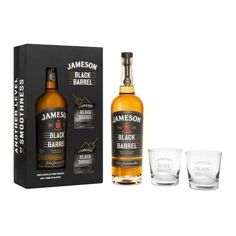 JAMESON Black Barrel with 2 Tumbler Glasses 2023 Gift Pack | Whisky.my