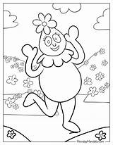 Yo Gabba Toodee Coloring Page sketch template