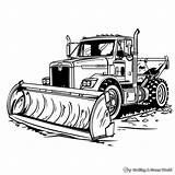 Snow Plow Coloring Pages  Free & Printable sketch template