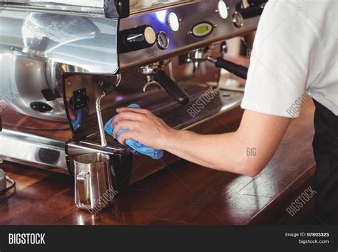 Barista Cleaning Image & Photo (Free Trial) | Bigstock