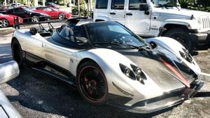 Pagani Zonda Cinque Roadster Spotted At Miami Dealership