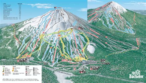 Mt Bachelor Ski Trail map • mappery