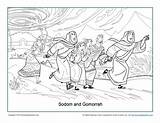 Sodom And Gomorrah Coloring Page  Jesus coloring Pages Bible sketch template