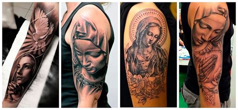 ᐈ Tatuajes Virgen María, tipos, ideas y significado - Camaleon Tattoo