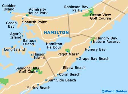 Map of Hamilton Bermuda L F Wade Airport (BDA): Orientation and Maps for BDA Hamilton Airport