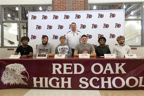 Red Oak High School Athletes Sign Letters Of Intent - Focus Daily News