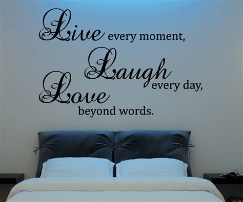 Live Laugh Love Wall Decal Vinyl Sticker Quote Art Living Room Dining ...
