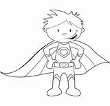 Superhero Body Outline Coloring Coloring Pages sketch template