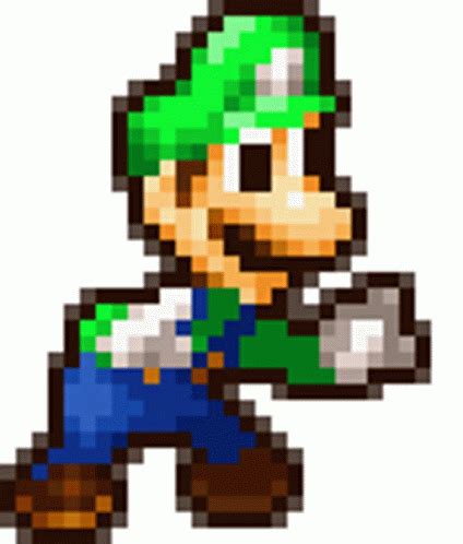an old school pixel art style character
