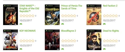 Original Xbox titles have started to show up on the Microsoft store for ...