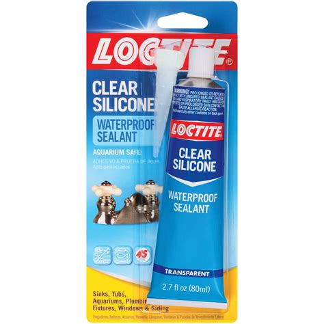 Loctite Clear Silicone Waterproof Sealant - 2.7 oz. (6 Tubes Per Carton) from BuyMBS.com