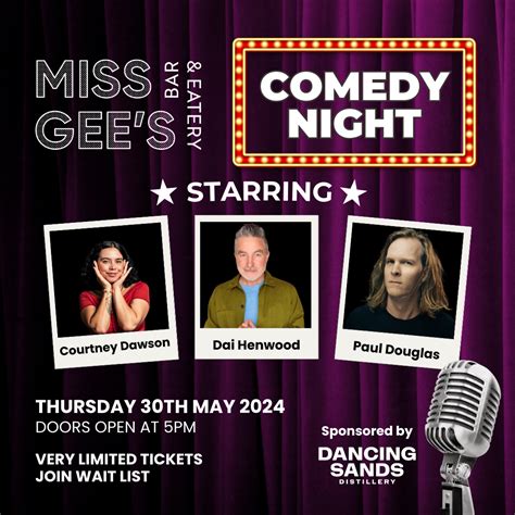 Comedy Night ft. Dai Henwood - Miss Gees