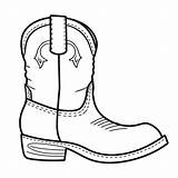 Cowboy Boots Coloring Pages Free sketch template