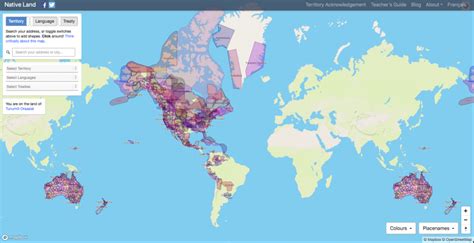 Native Lands: An Interactive Map Reveals the Indigenous Lands on Which ...