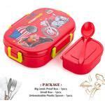 Buy YouBee Lunch/Tiffin Box, Plastic For School Office With Spoon & Side Container, For Adults ...