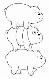 Cartoon Network We Bare Bears Coloring Pages bare bears Is An  sketch template