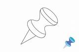 Coloring Pin For Kids Graphic By Studioisamu · Creative Fabrica sketch template