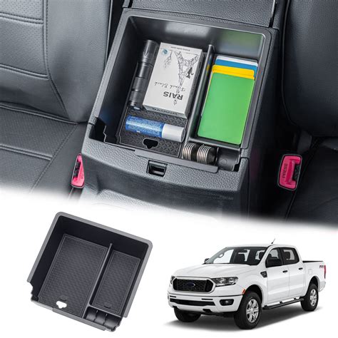 Buy PIMCAR Compatible with 2019 2020 2021 2022 2023 Ford Ranger Center Console Organizer ABS ...